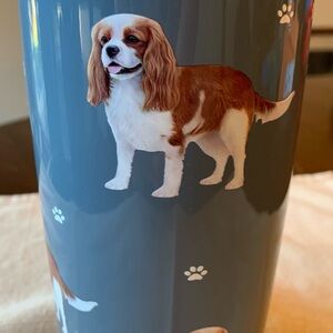 Dog-Themed Gray Pet Mug